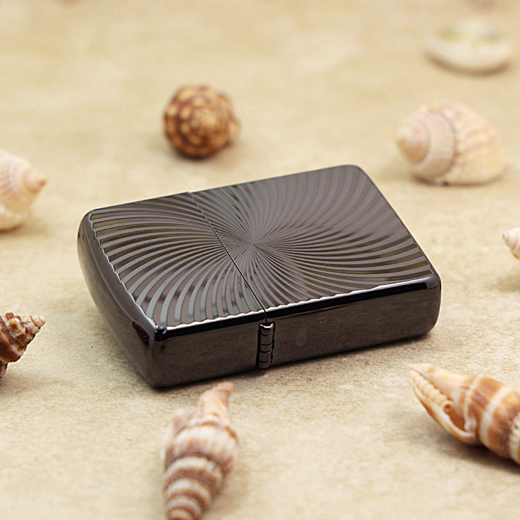 Zippo Heavy-duty Obsidian Ice Titanium Swirl - JP31