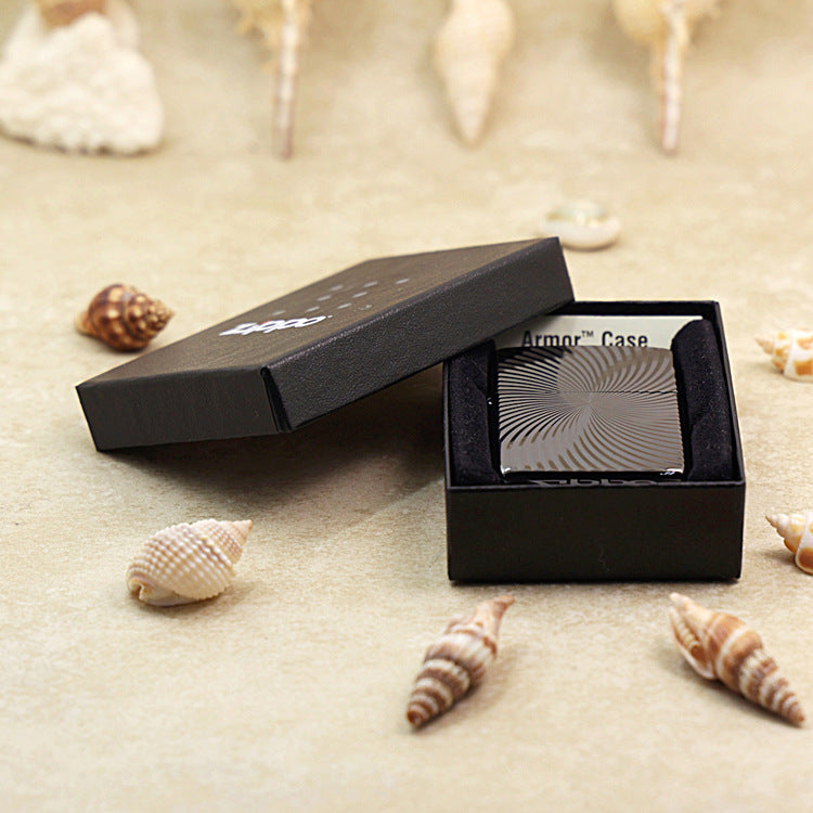 Zippo Heavy-duty Obsidian Ice Titanium Swirl - JP31