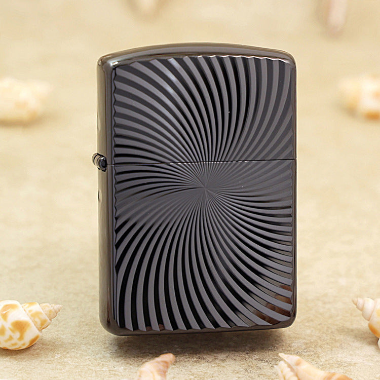 Zippo Heavy-duty Obsidian Ice Titanium Swirl - JP31