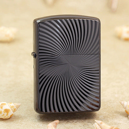 Zippo Heavy-duty Obsidian Ice Titanium Swirl - JP31
