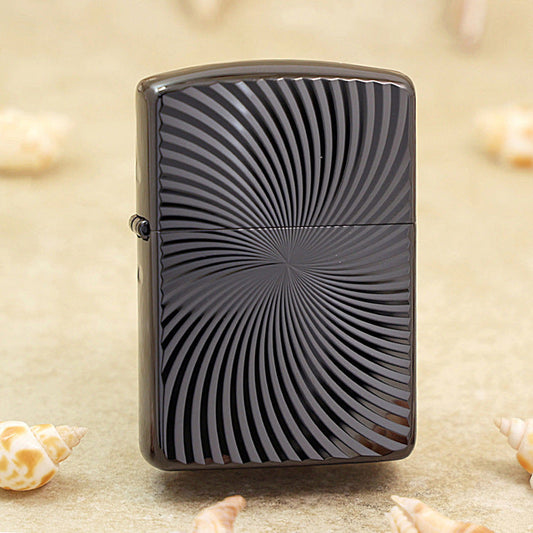 Zippo Heavy-duty Obsidian Ice Titanium Swirl - JP31