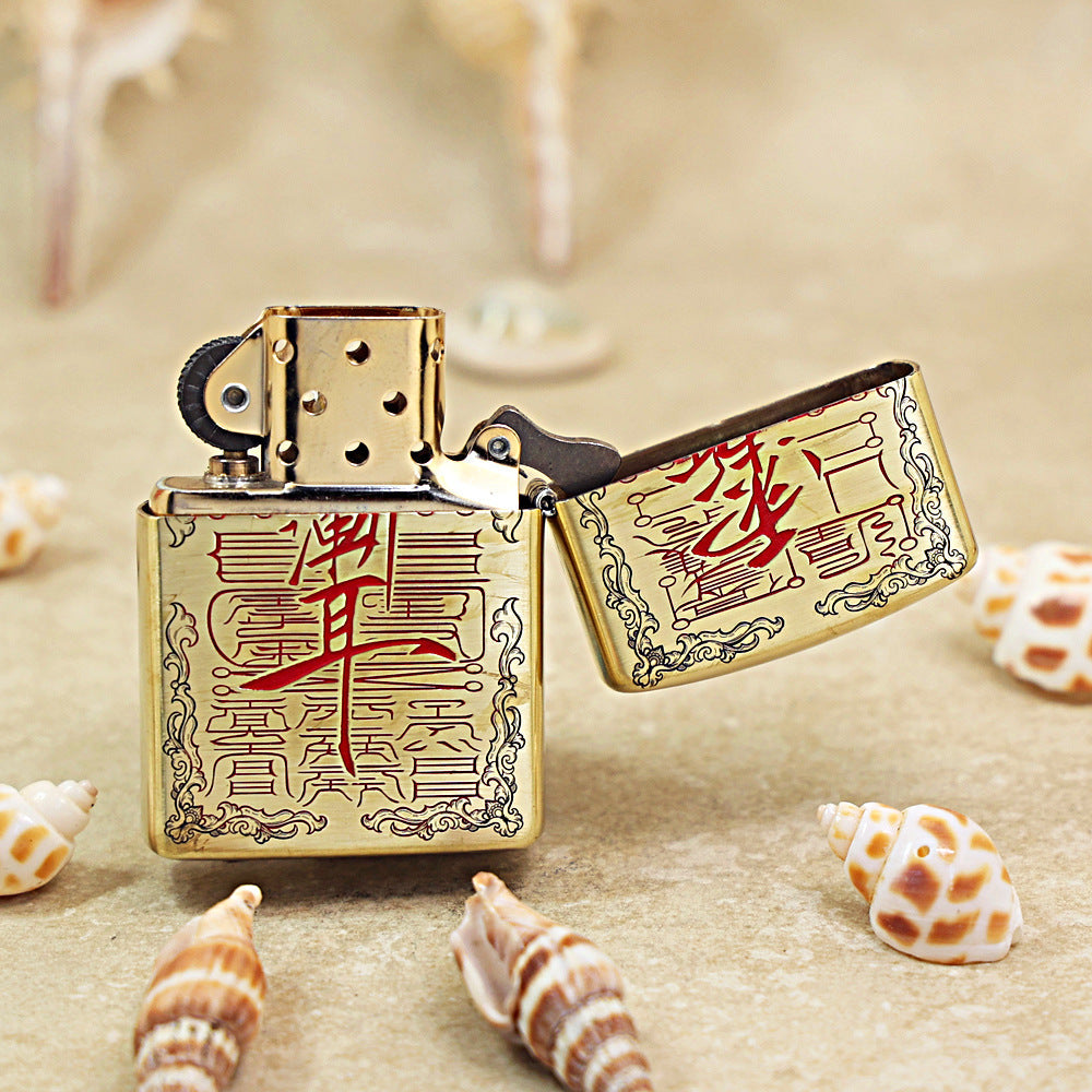 Zippo Heavy-duty Premium Shine Bronze Avalokitesvara Bodhisattva - CC69