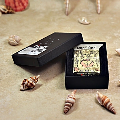 Zippo Heavy-duty Premium Shine Bronze 'Casino Dealer' - CC16