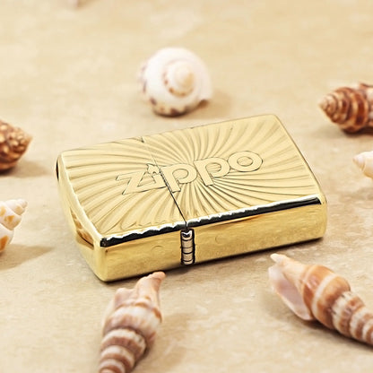 Zippo Heavy-duty Premium Shine Bronze Cyclone ZP Mark - CC55