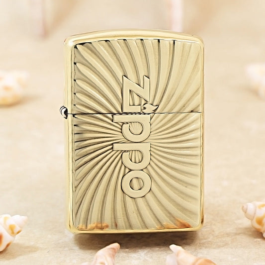 Zippo Heavy-duty Premium Shine Bronze Cyclone ZP Mark - CC55