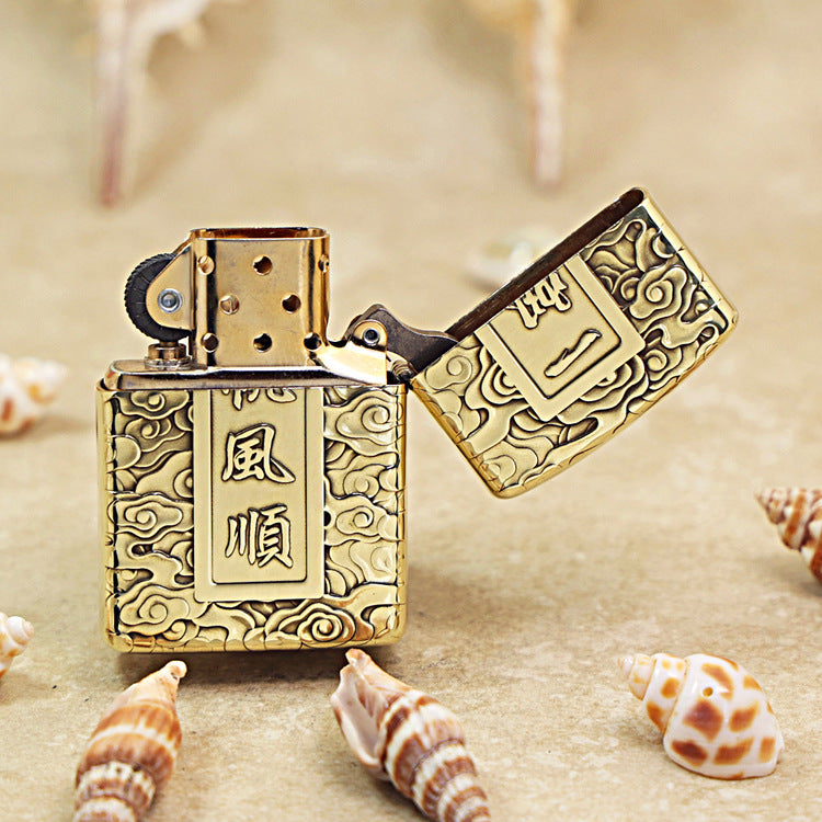 Zippo Heavy-duty Premium Shine Bronze Smooth Sailing - CC70