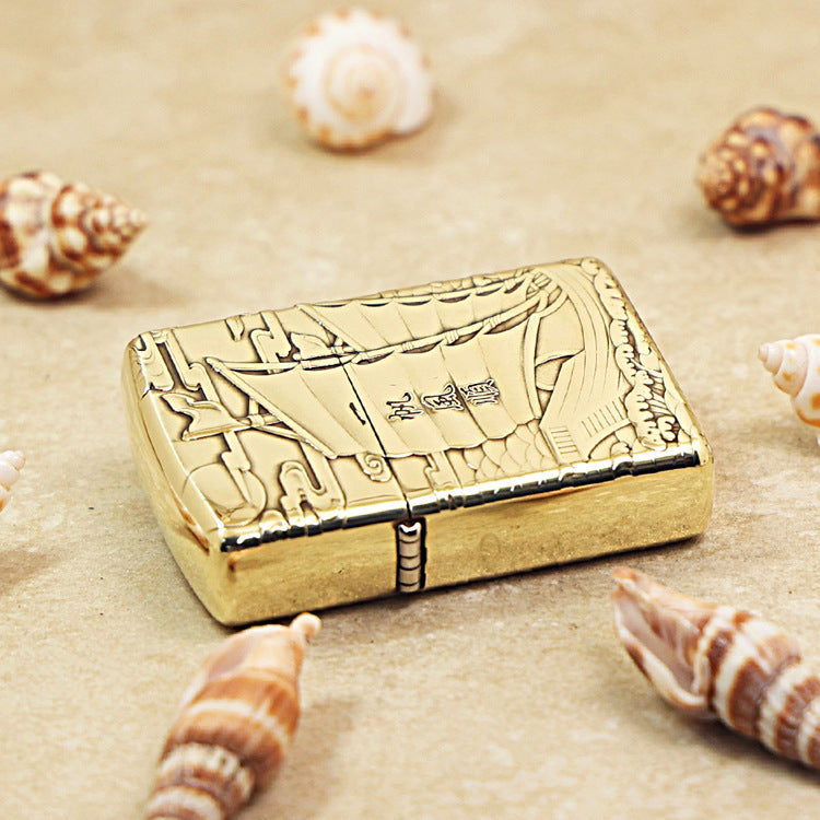 Zippo Heavy-duty Premium Shine Bronze Smooth Sailing - CC70
