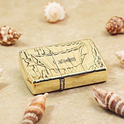 Zippo Heavy-duty Premium Shine Bronze Smooth Sailing - CC70