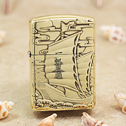 Zippo Heavy-duty Premium Shine Bronze Smooth Sailing - CC70