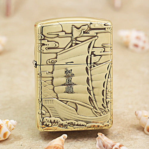 Zippo Heavy-duty Premium Shine Bronze Smooth Sailing - CC70