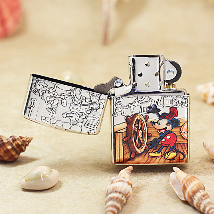 Zippo Heavy-duty Argent-Layered Embossed & Painted Classic Mickey - 162-DS06