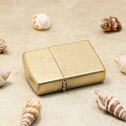 Zippo Heavy-duty Tumbled Bronze Worn Finish - CC05