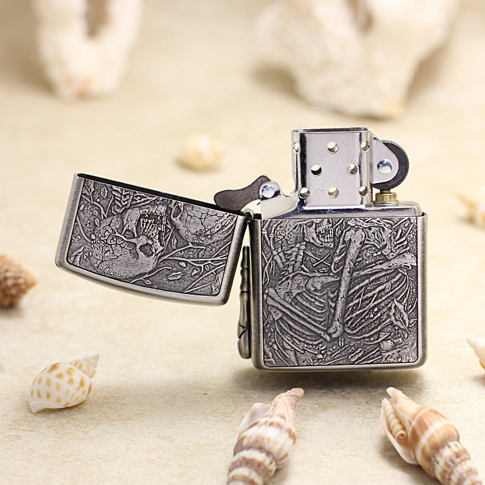 Zippo Heavy-duty Tumbled Steel 'Til Death Do Us Part' - DS153