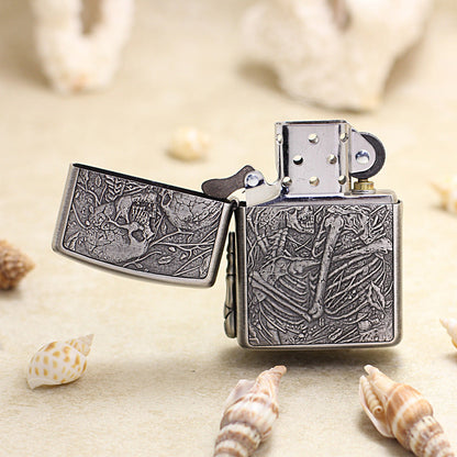 Zippo Heavy-duty Tumbled Steel 'Til Death Do Us Part' - DS153