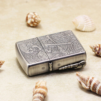 Zippo Heavy-duty Tumbled Steel 'Til Death Do Us Part' - DS153