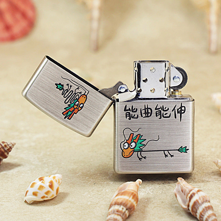 Zippo Textured Smoked Steel 'Can Bend and Can Stretch' - DS132