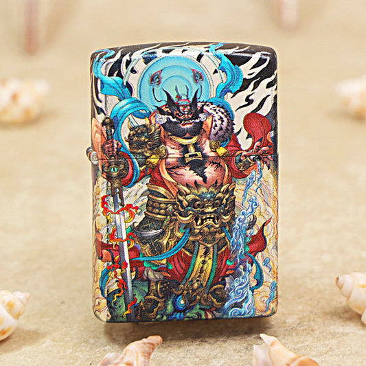 Zippo Hue Decorated Fierce Demon Queller Warrior - CS07