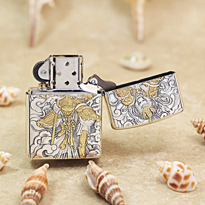 Zippo Dual-Finish Erlang Shen & Howling Dog - 162-DS95