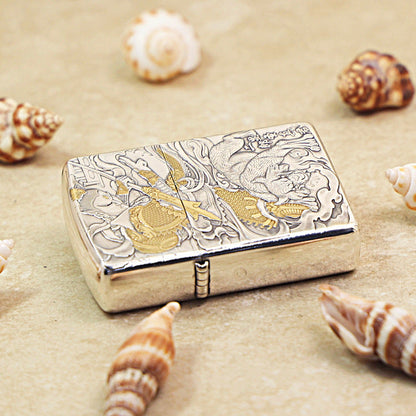Zippo Dual-Finish Erlang Shen & Howling Dog - 162-DS95