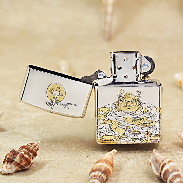 Zippo Dual-Finish 'Zhong Kui' Protector of Riches Version - 162-DS63
