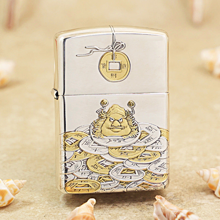 Zippo Dual-Finish 'Zhong Kui' Protector of Riches Version - 162-DS63