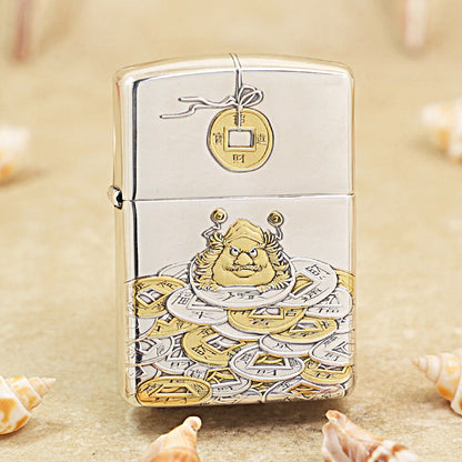 Zippo Dual-Finish 'Zhong Kui' Protector of Riches Version - 162-DS63