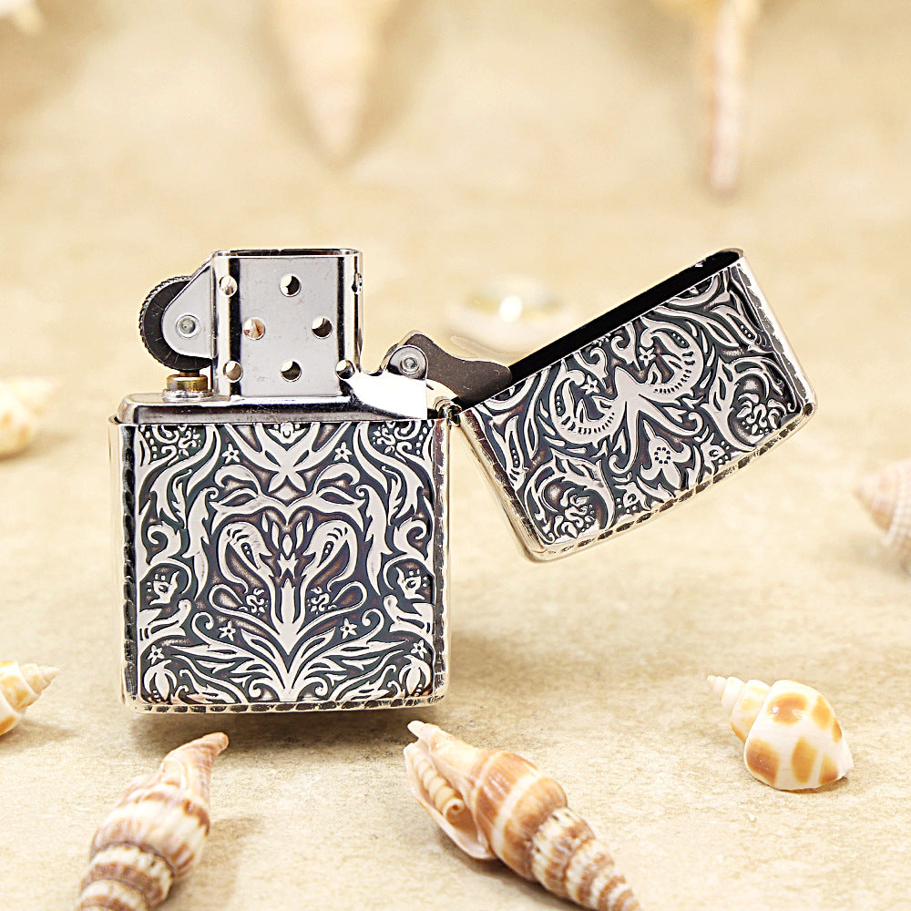 Zippo 'Flower of Hope' Intricate Carve - JP52