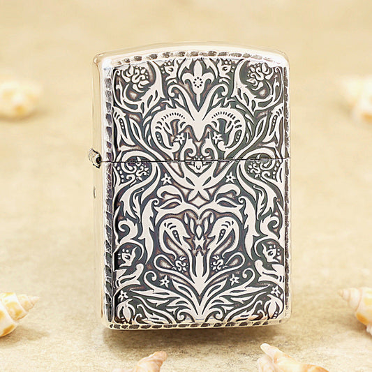 Zippo 'Flower of Hope' Intricate Carve - JP52