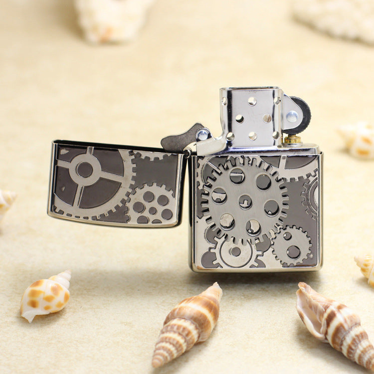 Zippo Gear and Cogs Intricate Carve - JP69