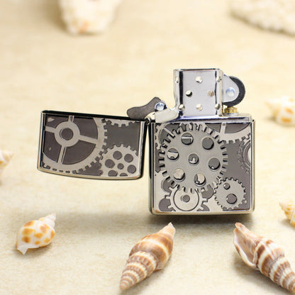 Zippo Gear and Cogs Intricate Carve - JP69