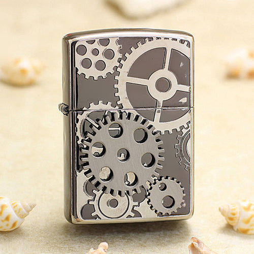 Zippo Gear and Cogs Intricate Carve - JP69