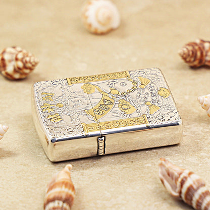 Zippo God of Riches (Cai Shen) Intricate Carve - DS108