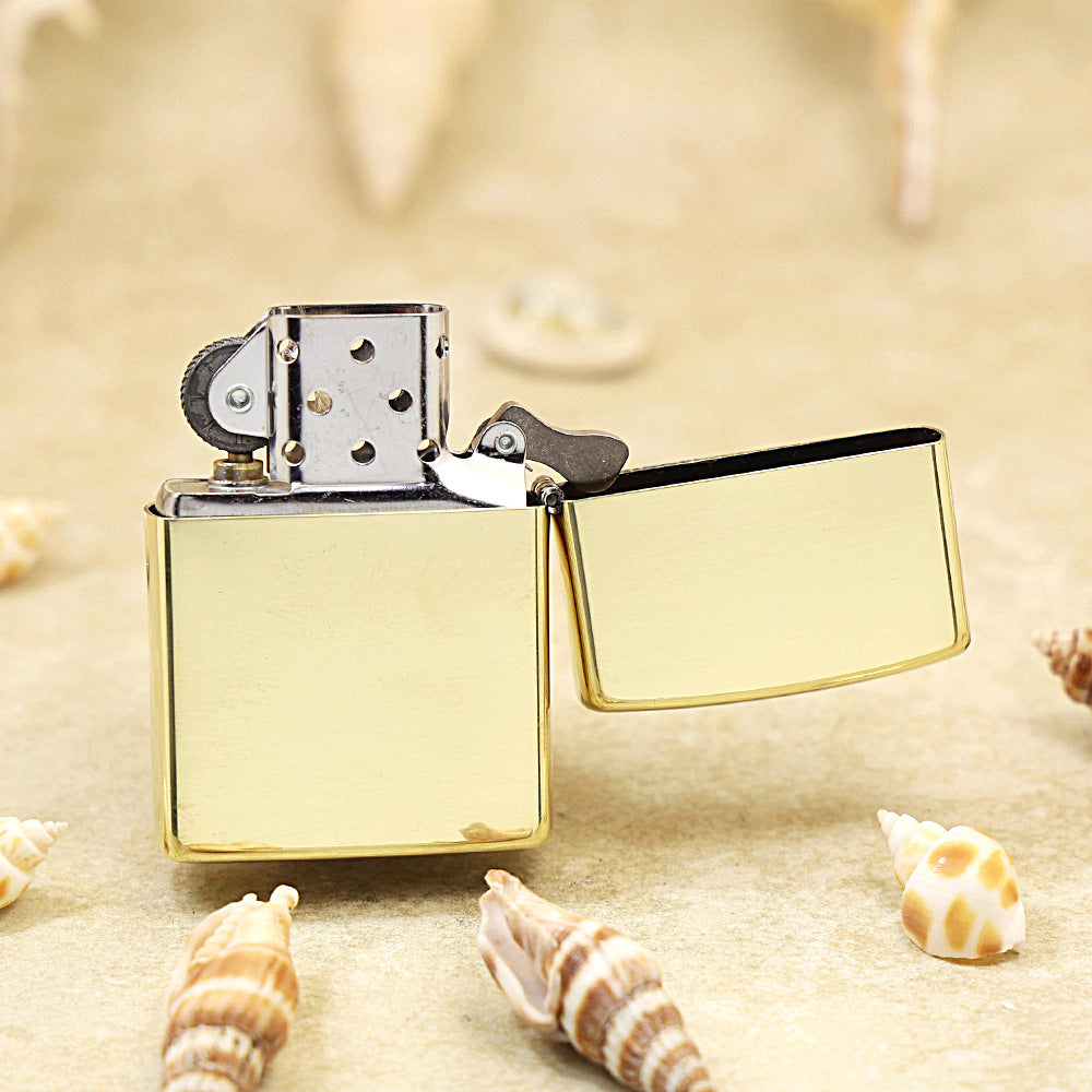 Zippo Gold Plate Intricate Carve Arabesque - Botanical Collection - JP59