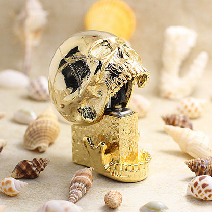 Zippo Solid Heavy-duty Giant Skull - Premium Shine Gold - JP61