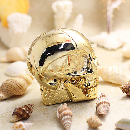 Zippo Solid Heavy-duty Giant Skull - Premium Shine Gold - JP61