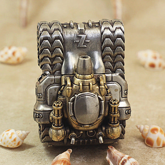 Zippo Solid 3d-embossed Anti-Tank Armored War Machine Case Bundle - CM46