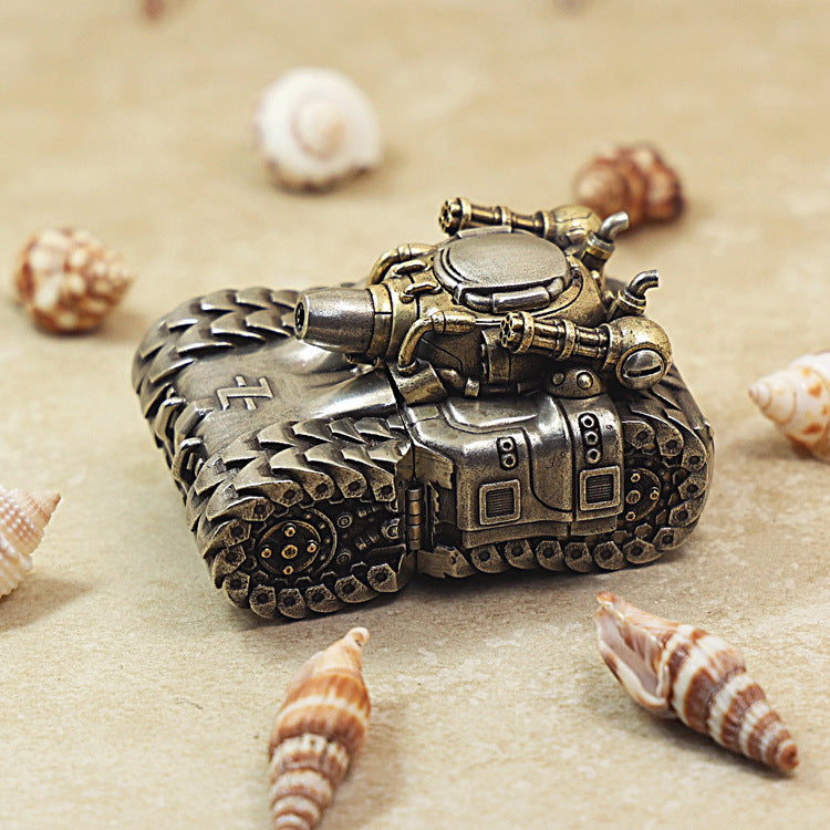 Zippo Solid 3d-embossed Anti-Tank Armored War Machine Case Bundle - CM46