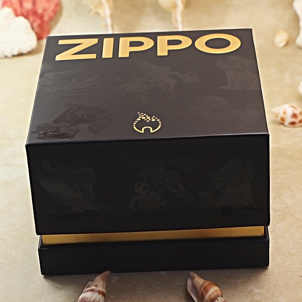 Zippo Solid 3d-embossed Painted Gold Animal Figurine Basketball - CM10