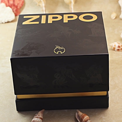 Zippo Solid 3d-embossed Painted Gold Animal Figurine Basketball - CM10