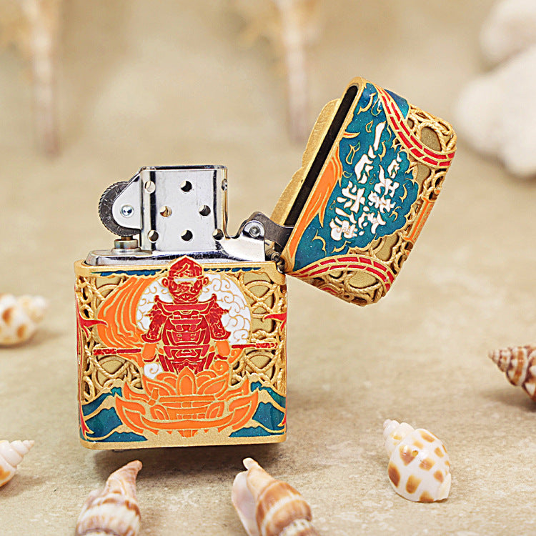 Zippo Solid 3d-embossed Crimson WuKong Case - CM45