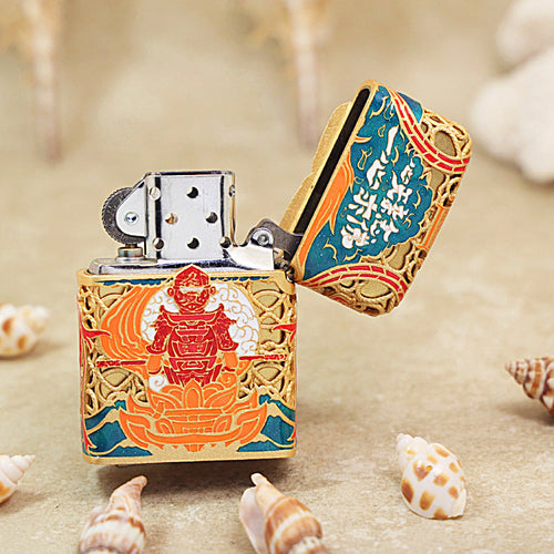 Zippo Solid 3d-embossed Crimson WuKong Case - CM45