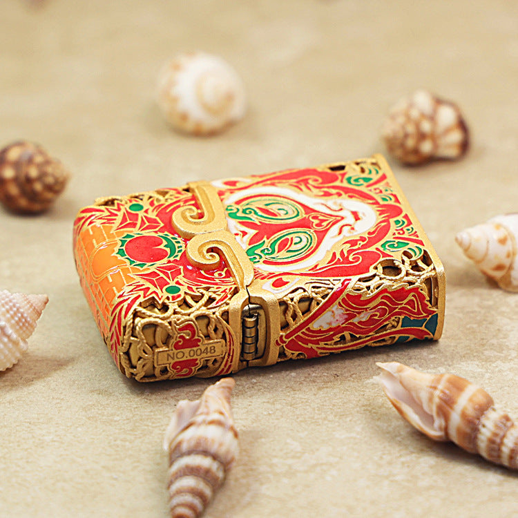 Zippo Solid 3d-embossed Crimson WuKong Case - CM45