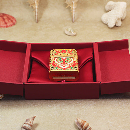 Zippo Solid 3d-embossed Crimson WuKong Case - CM45