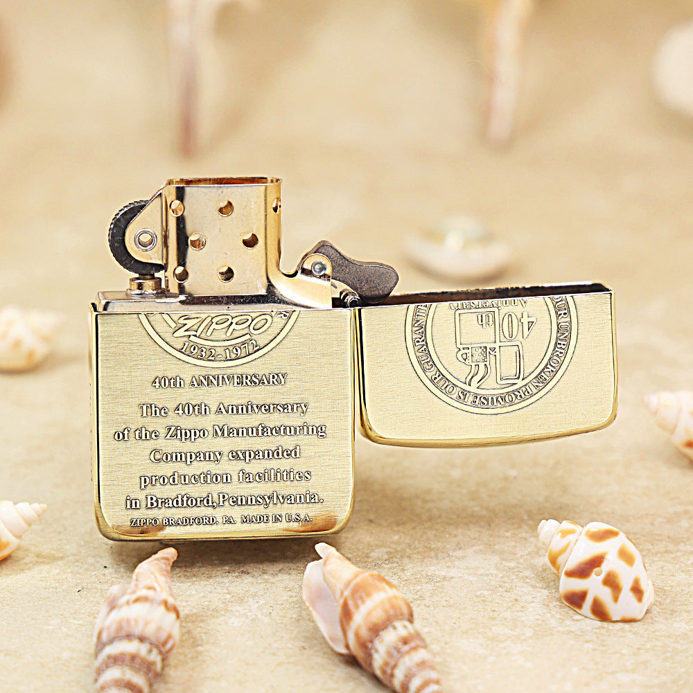 Zippo Premium Shine Bronze 40th Anniversary - CC93