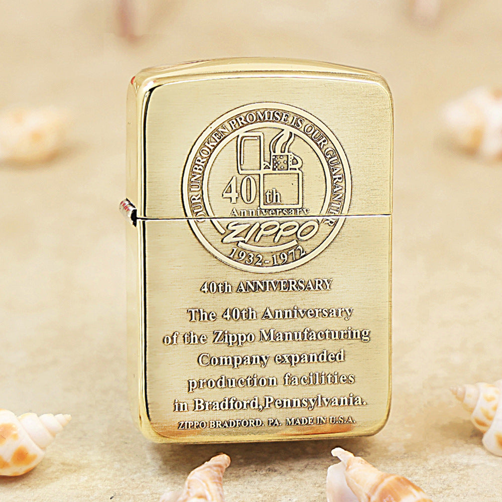Zippo Premium Shine Bronze 40th Anniversary - CC93