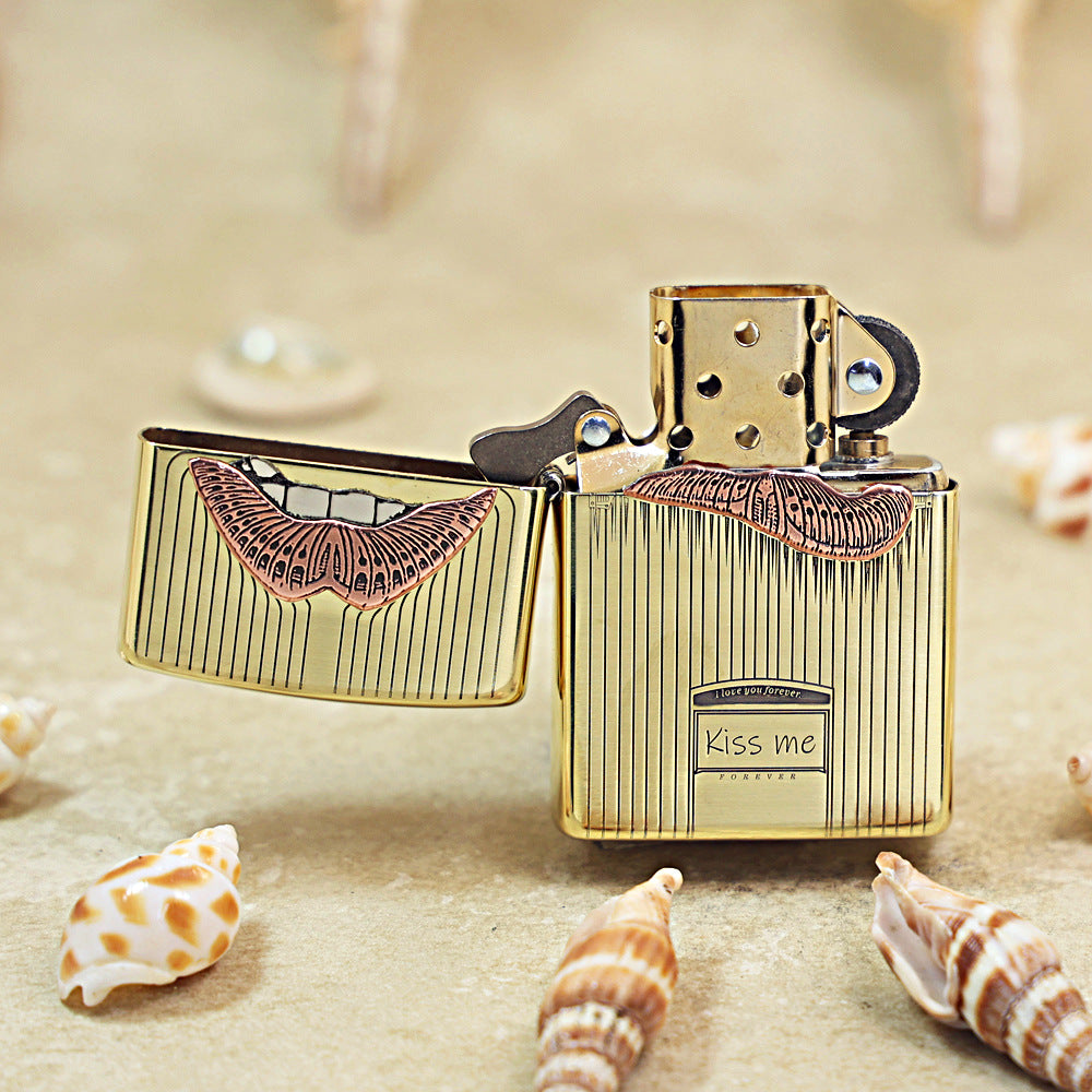 Zippo Premium Shine Bronze Copper Lips - CC65