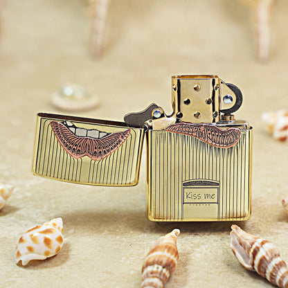 Zippo Premium Shine Bronze Copper Lips - CC65