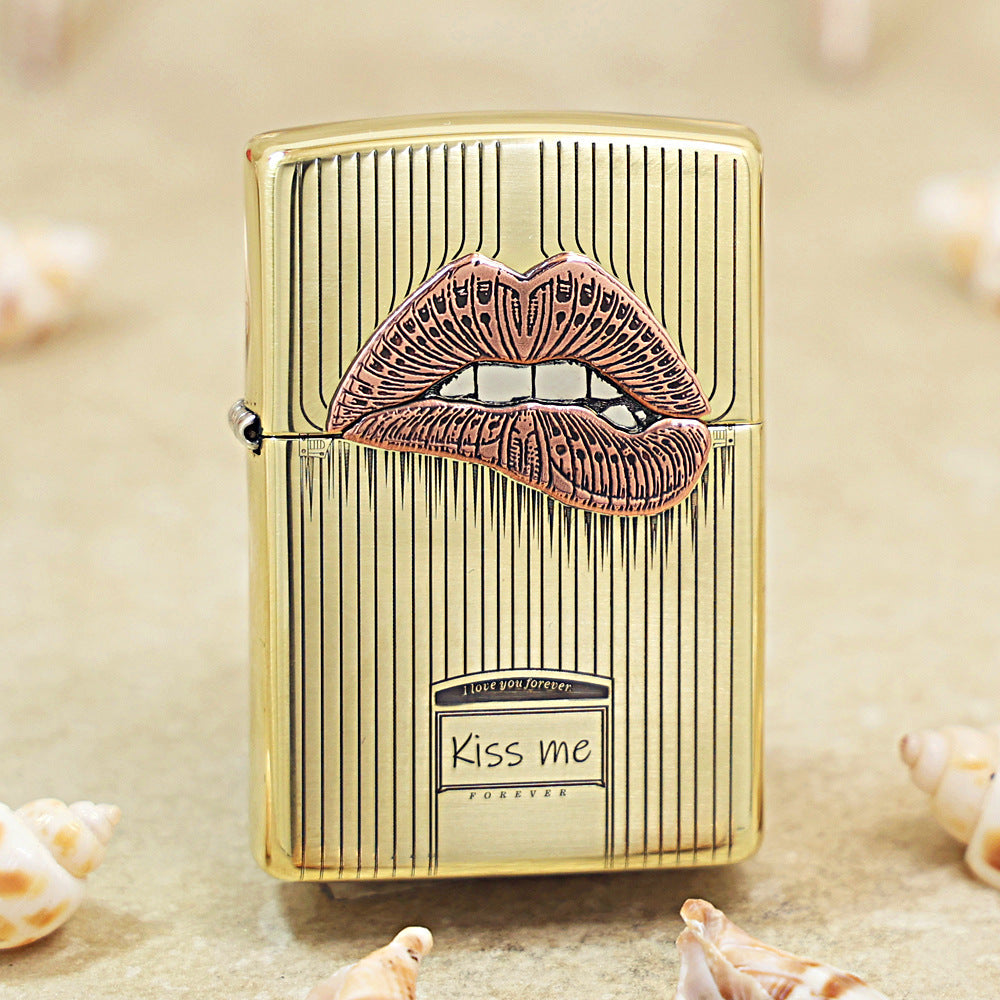 Zippo Premium Shine Bronze Copper Lips - CC65