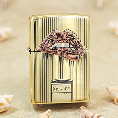 Zippo Premium Shine Bronze Copper Lips - CC65