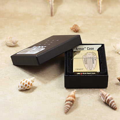 Zippo Premium Shine Bronze Chiseled Flint Mechanism Diagram - SC30